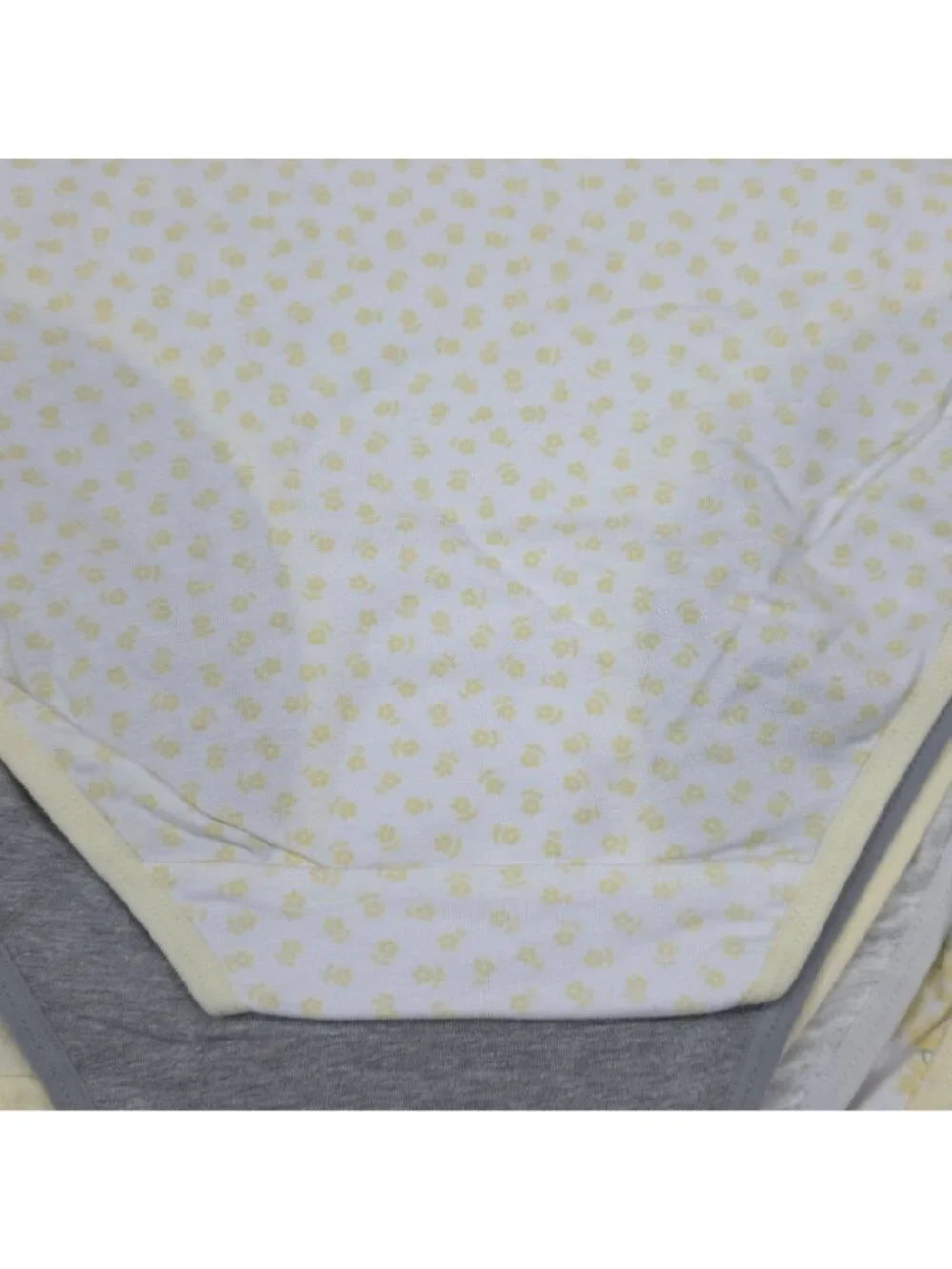 Laura Ashley Womens 5-Pack Tag-Free Medium Panties Briefs Cotton Spandex Yellow